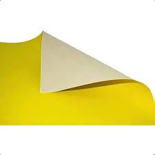 PAPEL CARTAO FOSCO 48X66CM AMARELO