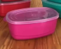 POTE RETANGULAR ECO ROSA 6 LTRS
