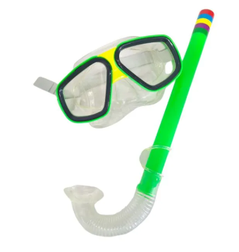 KIT DE MERGULHO INFANTIL COM 2 PEÇAS TAM: 40,0 X 17,0 X 6,0 CM