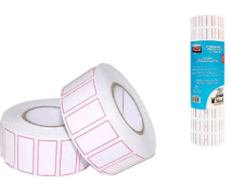 ETIQUETA DE PREÇO COM TARJA COM 600 21X12MM