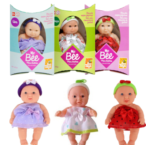BONECA MC BEE MINI BABIES COLLECTION