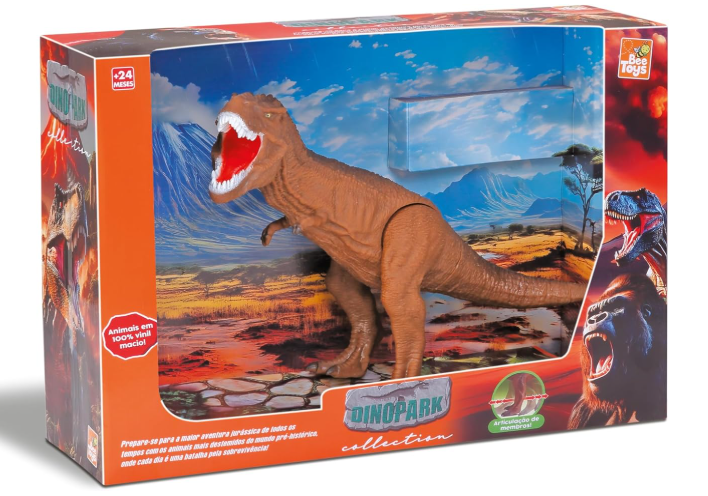 DINOSSAURO HUNTERS COLLECTION ARTICULADO DINOPARK ‎42 x 13 x 24,5 cm