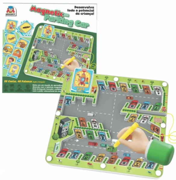 Jogo Diverso Magnetic Parking Car Magnetico