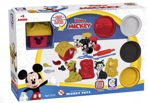 KIT DE MASSINHA DISNEY MICKEY PETS