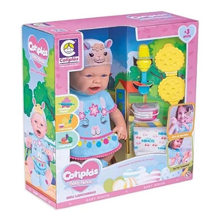 BONECA BABY NINOS HORA DO LANCHE BICHINHOS