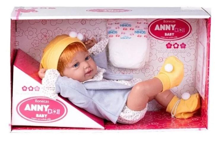 BONECA ANNY DOLL BABY RUIVA