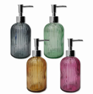 PORTA SABONETE LIQUIDO VIDRO LIEGE 400ML