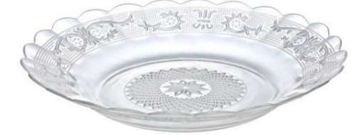 PRATO FUNDO VIDRO ALEXY TRANSPARENTE 22CM