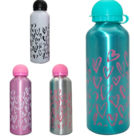 SQUEEZE ALUMINIO CORAÇÃO 500ML