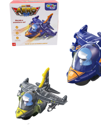 AVIÃO BATE E VOLTA COM LUZ E SOM