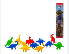 KIT DINOSSAUROS PVC SAFARI NO TUBO