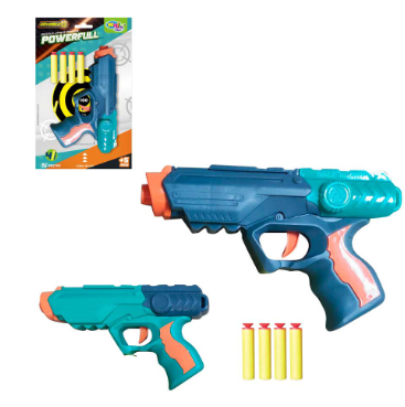 PISTOLA LANÇA DARDOS POWERFULL 5 PÇS