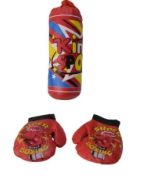 SACO DE BOXE INFANTIL COM LUVAS CLUB 3 PÇS