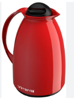 GARRAFA TERMICA ROLHA FLORENÇA 650ML VERMELHA ECO