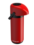 GARRAFA TERMICA VERONA PRESSÃO 1,0L VERMELHA ECO