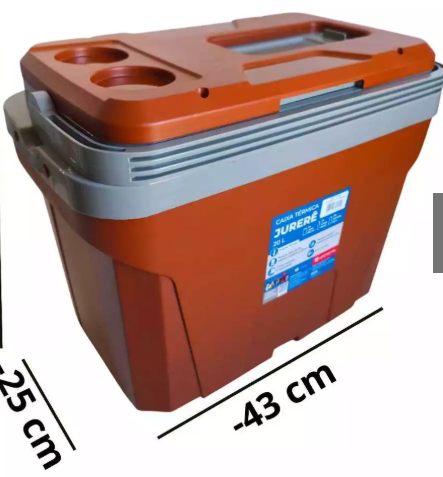 CAIXA TERMICA 20L JURERE CARAMELO ECO
