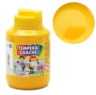 TEMPERA GUACHE 250 ML AMARELO OURO (1/6)