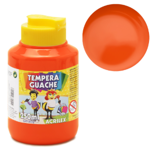 TEMPERA GUACHE 250 ML LARANJA (1/6)