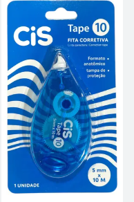 FITA CORRETIVA CIS TAPE 10M DP C/6 BL