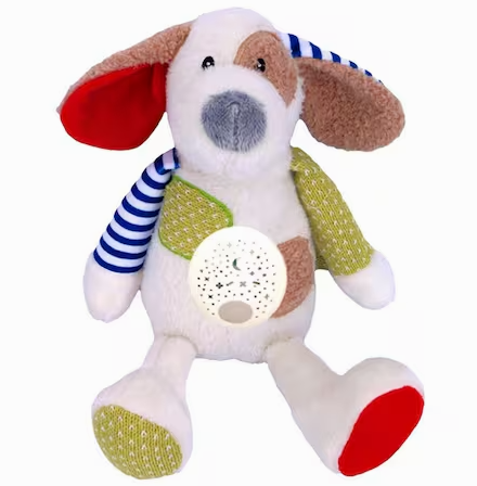 Pelucia Cachorro Amigo Musical Com Projetor