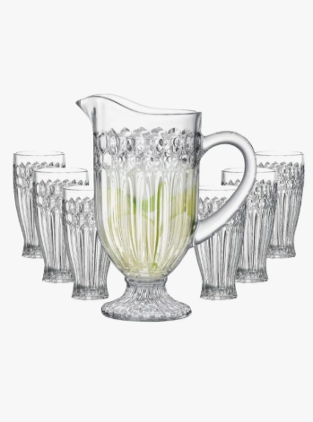 JOGO DE JARRA MADRI 1,15L C/ 6 COPOS 300ML - CM6