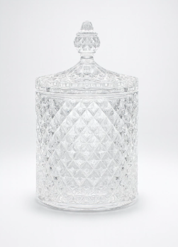 BOMBONIERE DE VIDRO MALDIVAS 580ML - CM12