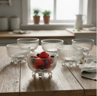 JG DE TIGELAS DE VIDRO PARA SOBREMESA CARTHAGE LINES C/6 PCS 500ML - CM4