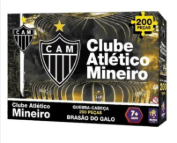 JOGO QUEBRA CABEÇA COLEÇÃO ATLETICO MINEIRO BRASÃO 200 PÇS