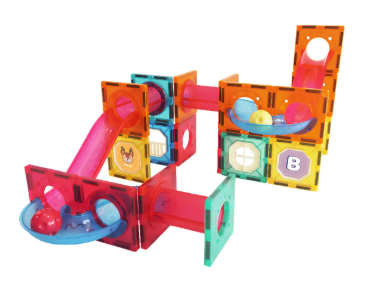 BLOCOS MAGNETICOS 30 PÇS CORES DIVERSAS