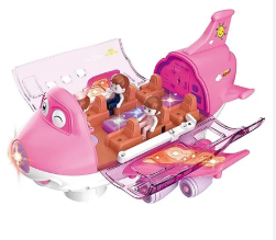 BRINQUEDO AVIÃO COM SOM/LUZ/MOVIMENTOS