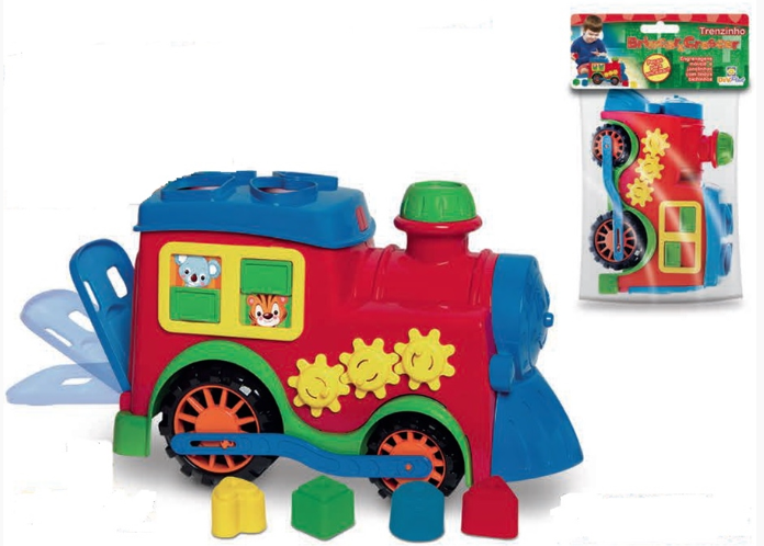 TRENZINHO DIDATICO BRINCAR E CRESCER SOLAPA