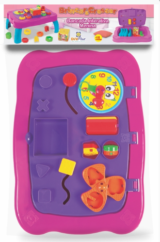 BANCADA INTERATIVA MENINA SOLAPA 14 cm x 43 cm x 31 cm