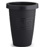 Vaso Grego Redondo Preto 11Lts