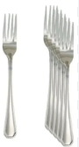 GARFO PARA SOBREMESA EM INOX KIT COM 6 PÇAS