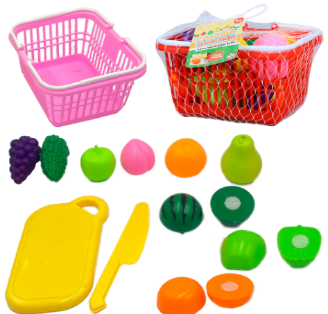CESTA DE FRUTAS COM VELCRO