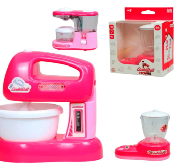 MINI ELETRODOMESTICO DE COZINHA COM LUZ E MOVIMENTO MODELOS (BATEDEIRA / LIQUIDIFICADOR / CAFETEIRA)