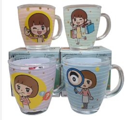 CANECA DE VIDRO PERSONALIZADA MÃE NA CAIXA 380ML