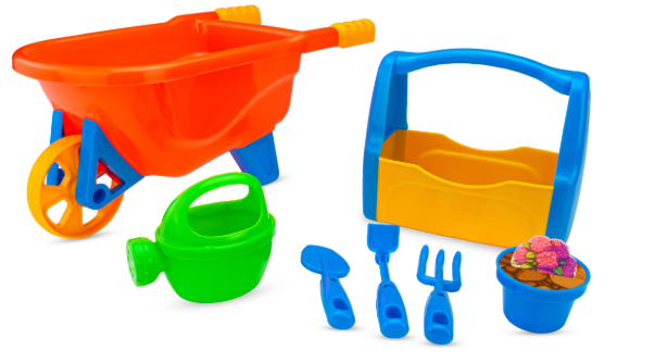 KIT MEU JARDIM COM CARRINHO DE MÃO E ACESSORIOS SL