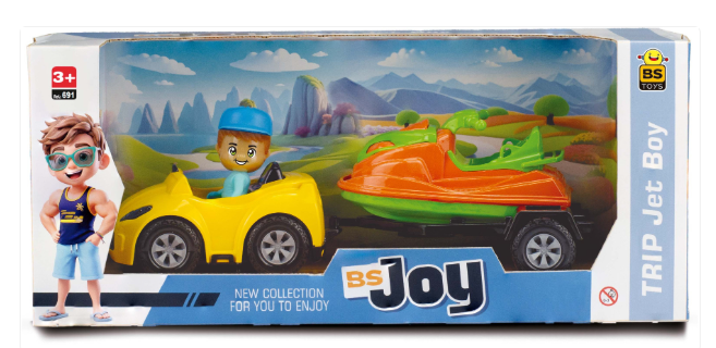KIT BONECO COM CARRO E JET JOY