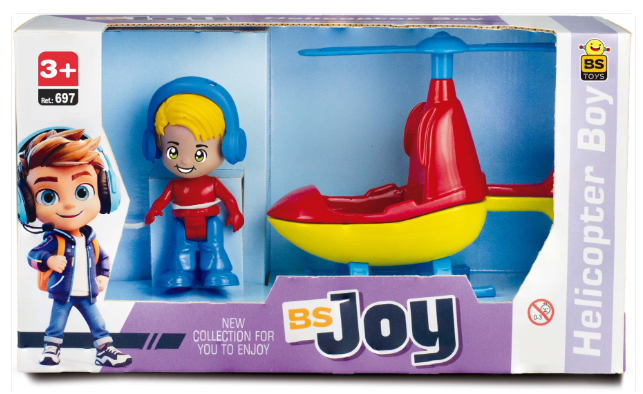 KIT BONECO COM HELICOPTERO BS JOY