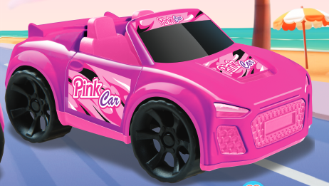 CARRO CONVERSIVEL SR8 MENINAS