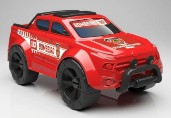 CAMINHONETE PICK-UP BIG BULL BOMBEIRO 48CM