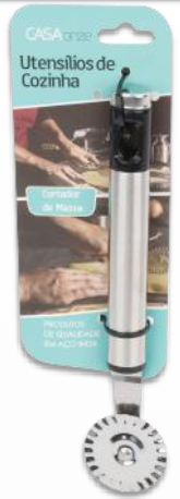 CORTADOR DE MASSA EM AÇO INOX 18 CM