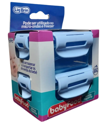 POTES KIDS FOOD MEU LANCHINHO COM 2 PEÇAS HERMETICO