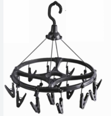 VARAL PREMIUM TAM. 02 COM 16 PRENDEDORES PRETO