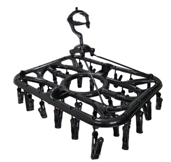 VARAL PREMIUM 04 COM 36 PRENDEDORES PRETO