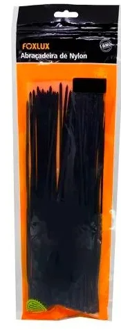 ABRAÇADEIRA NYLON FOXLUX 100X2,5 COM 100UN