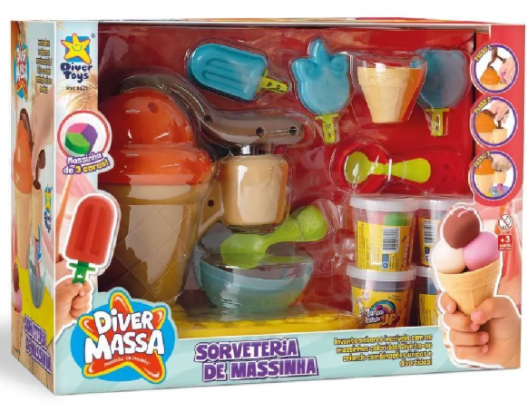 MAQUINA DE MASSINHA DIVER SORVETERIA
