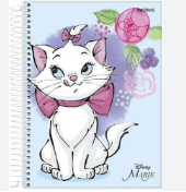 CADERNO ESPIRAL UNIV 15M MARIE CD 240FLS