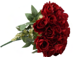 BUQUE DE FLOR ARTIFICIAL 24 GALHOS 39 CM